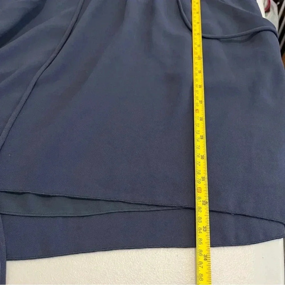 Aritzia‎ Wilfred Sabine Dress Faux-wrap  Mini Dress with pockets in Navy Sz XS - Picture 11 of 11